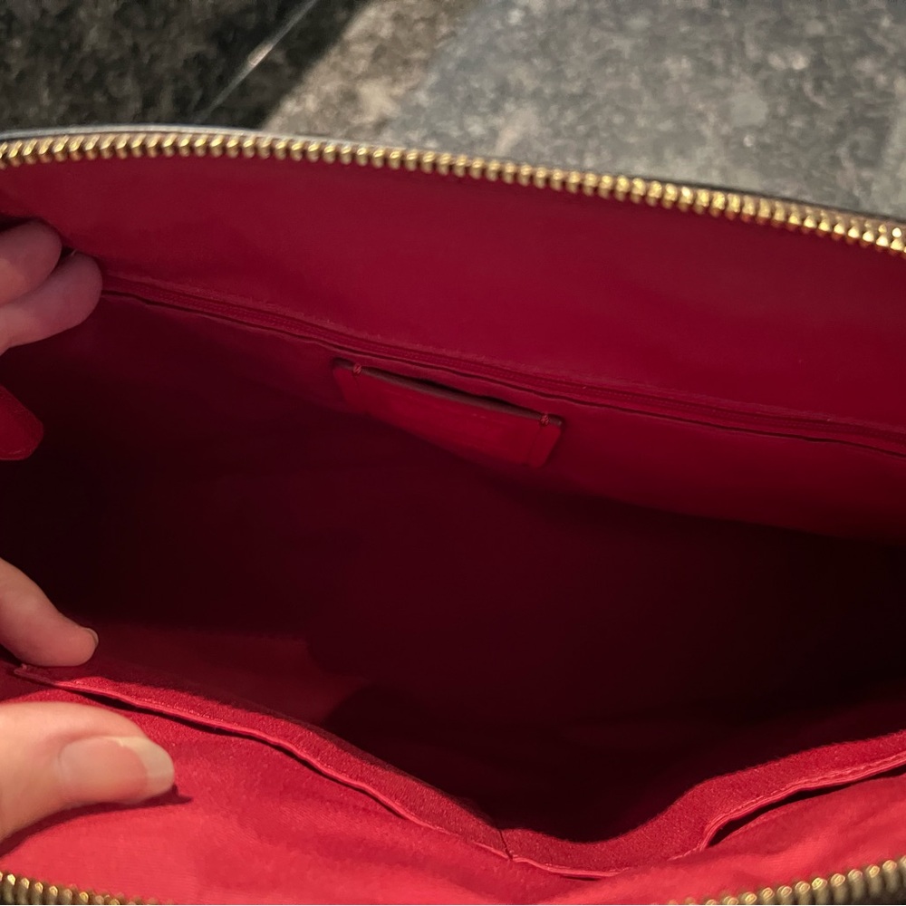 Coach Signature Sierra Brown and Red Satchel - Picture 10 of 12